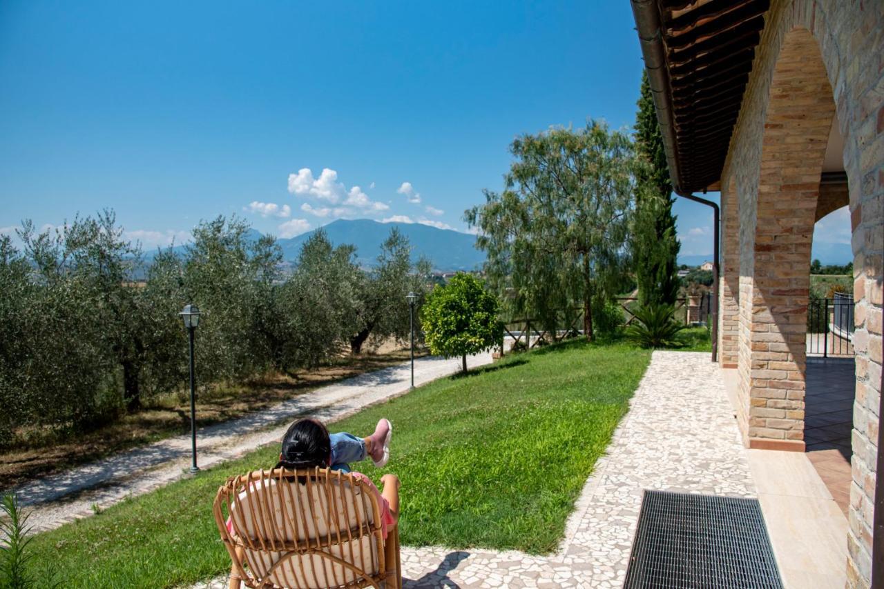 Agriturismo Alla Solagna Colli del Tronto ภายนอก รูปภาพ